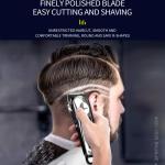 Kakusiga Digital Hair Clipper RPM 7200 With 10 Limit Combs, Lubricating Oil And Cleaning Brush