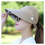 Sun Hat For Women UV Protection Sun Hat Summer Beach Foldable Visor