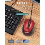 Kakusiga Optical Wired Mouse - black