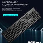 Kakusiga Wired USB Set 1.5M 1500 Dpi Office PC Computer Mouse & Keyboard Combos