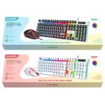 Kakusiga Backlight Multi-Colour Gaming Keyboard And Mouse Combo