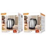 Kakusiga Stainless Steel Electric Kettle 1.8L With Red Light