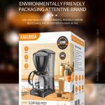 Kakusiga Automatic Coffee And Tea Maker With Pot - 2-in-1 Drip Machine