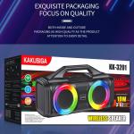 Kakusiga Portable Wireless Bluetooth Speaker With Colorful Lighting Effects
