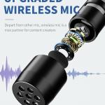 Kakusiga Vlogging Lightning Lavalier Clip-on Microphone with Noise cancellation - Lightning port