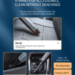 Kakusiga Vacuum Cleaner -Portable, Rechargeable, Mini 2 In 1 Wireless/Cordless