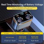 Kakusiga Dual Port 145W Car Cigarette Lighter car Charger 6 in 1