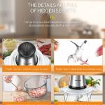 Kakusiga Multipurpose Electric Food Blender and Meat Grinder/mincer 2ltrs - 300W