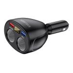 Kakusiga Car Dual USB Fast Charger Digital Cigarette Lighter