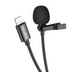 Kakusiga Vlogging Lightning Lavalier Clip-on Microphone with Noise cancellation - Lightning port