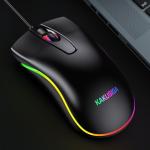 Kakusiga LED Flashing Gaming Wired Mouse