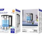 Kakusiga Glass Electric Kettle With A Filter - 1.8litres