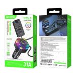 Kakusiga Led Colourful 5 Ports Bluetooth Car Wireless FM Transmitter